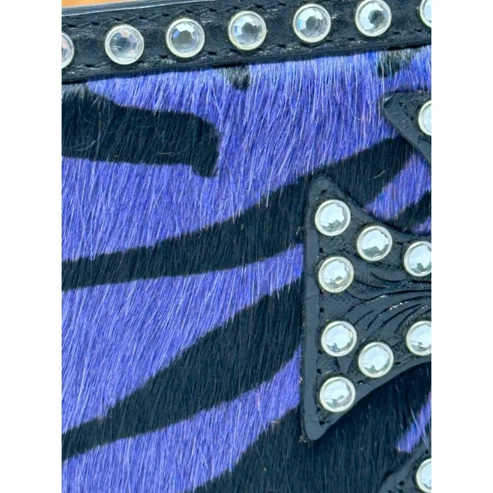 3D Women's Belt Hand Loomed Leather 4